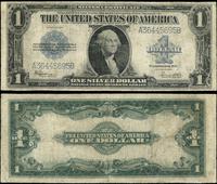 1 dolar 1923, niebieska pieczęć, podpisy Speelma