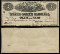 1 dolar 01.01.1863, minimalna dziurka na papierz