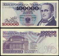 100.000 złotych 16.11.1993, seria S, numeracja 0