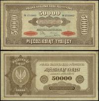 50.000 marek polskich 10.10.1922, seria M, numer