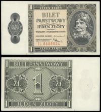 1 złoty 1.10.1938, seria IL, numeracja 8688034, 