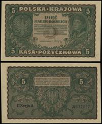 5 marek polskich 23.08.1919, seria II-A, numerac
