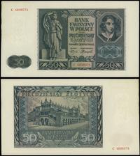 50 złotych 1.08.1941, seria C, numeracja 4898074