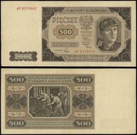 500 złotych 1.07.1948, seria AF, numeracja 05798