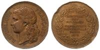 Francja, medal z 1878 roku wybity z okazji wystawy światowej w Paryżu