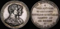 Wilhelm II i Augusta Wiktoria- medal autorstwa E