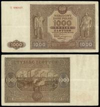 1.000 złotych 15.01.1946, seria U, numeracja 406