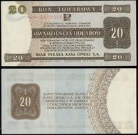 Polska, bon na 20 dolarów, 01.10.1979