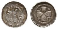 denar krzyżowy XI w., Aw: Krzyż patriarchalny i 