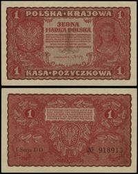 1 marka polska 23.08.1919, seria I-DD 918915, le