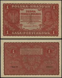 1 marka polska 23.08.1919, seria CD, numeracja 4