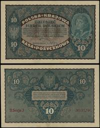10 marek polskich 23.08.1919, seria II-J, numera