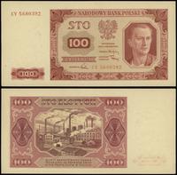 100 złotych 01.07.1948,  , seria CY, numeracja 5