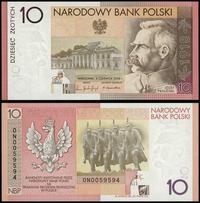 10 złotych 04.06.2008,  , Józef Piłsudski - bank