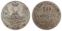 10 groszy 1840 M-W, Warszawa, bardzo ładnie zach