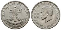 1/2 peso 1961, 100. rocznica urodzin José Rizal'