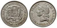 1/2 peso 1963, 100-lecie Republiki Dominikany, s