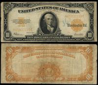10 dolarów 1922, seria H45800199, żółta pieczęć 