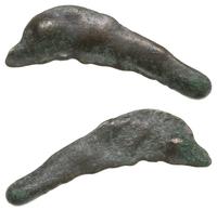 brąz w kształcie delfina  V-IV w. pne, brąz 1.41