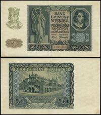 50 złotych 01.03.1940, seria A, numeracja 283114