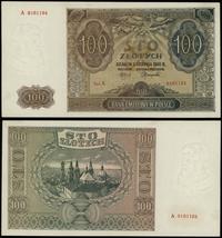 100 złotych 01.08.1941, seria A, numeracja 81611