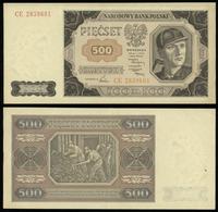 500 złotych 01.07.1948, seria CE, numeracja 2859