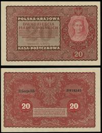 20 marek polskich 23.08.1919, seria II-ES numera