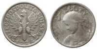 1 złoty 1924, Paryż, Kobieta z kłosami, róg i po