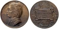 1898, znakomity portret, brąz 55 mm, medal będzi