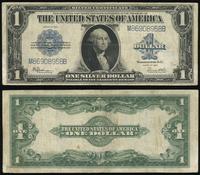 dolar 1923, seria M86908958B, niebieska pieczęć,