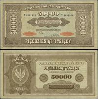 50.000 marek polskich 10.10.1922, seria T, numer