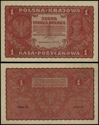 1 marka polska 23.08.1919, seria I-CD 448325, mi