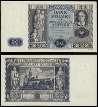 20 złotych 11.11.1936, seria AE 4582462, minimal