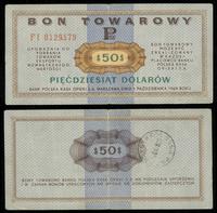 Polska, bon na 50 dolarów, 01.10.1969