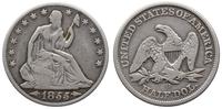 50 centów 1855 O, Nowy Orlean, rzadkie