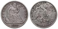 50 centów 1869, Filadelfia, rzadkie