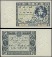5 złotych 2.01.1930, seria BV, numeracja 4806855