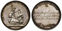 1864, Medal wybity na pamiątkę chrztu, med, Herk