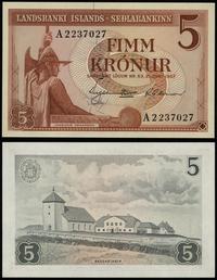 5 koron 21.06.1957, seria A, numeracja 2237027, 