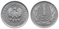1 złoty 1972, Warszawa, Wyśmienity, z dużym blas