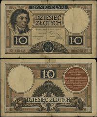 10 złotych 15.07.1924, II emisja, seria A 808560