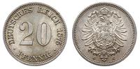 Niemcy, 20 fenigów, 1875/C
