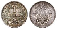 1 marka 1885/G, Karlsruhe, Piękny egzemplarz z s