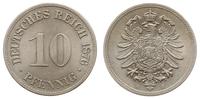 Niemcy, 10 fenigów, 1876/H