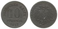 Niemcy, 10 fenigów, 1917
