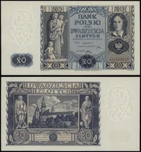 20 złotych 11.11.1936, seria AE, numeracja 45820