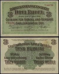 3 ruble 17.04.1916, Poznań, seria V, numeracja 9