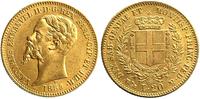 20 lirów 1859/P, złoto 6.45 g