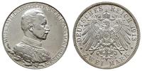 2 marki 1913 A, Berlin, cesarz w mudurze, wybite