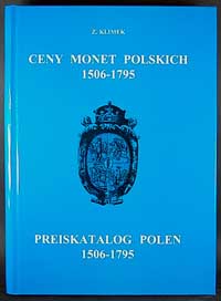 Klimek Zenon - Ceny monet polskich 1506- 1795; P
